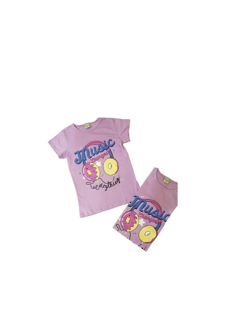 Summer girls' T-shirt 