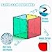 Bmag 4 Piece Magnetic Tiles Large Square Magnet 3D Building Blocks Expansion Set for Kids STEM Preschool Learning Kit Educational Playset Construction Toys for Boys Girls Ages 3 - Image 4