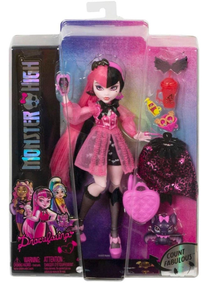 MONSTER HIGH Monster Draculaura Doll  - Image 4