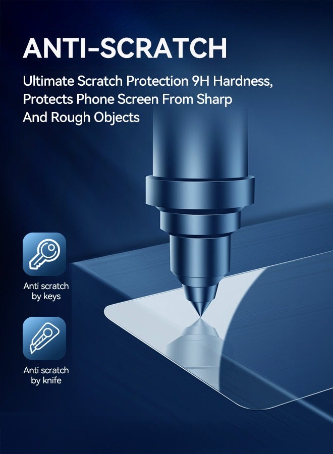 Tersely [3 Pack] 9H Tempered Glass Screen Protector for Nothing Phone 3a / Nothing 3a Pro, Case Friendly, Ultra-clear, Shatterproof Anti-Scratch Film Screen Protector - Image 3