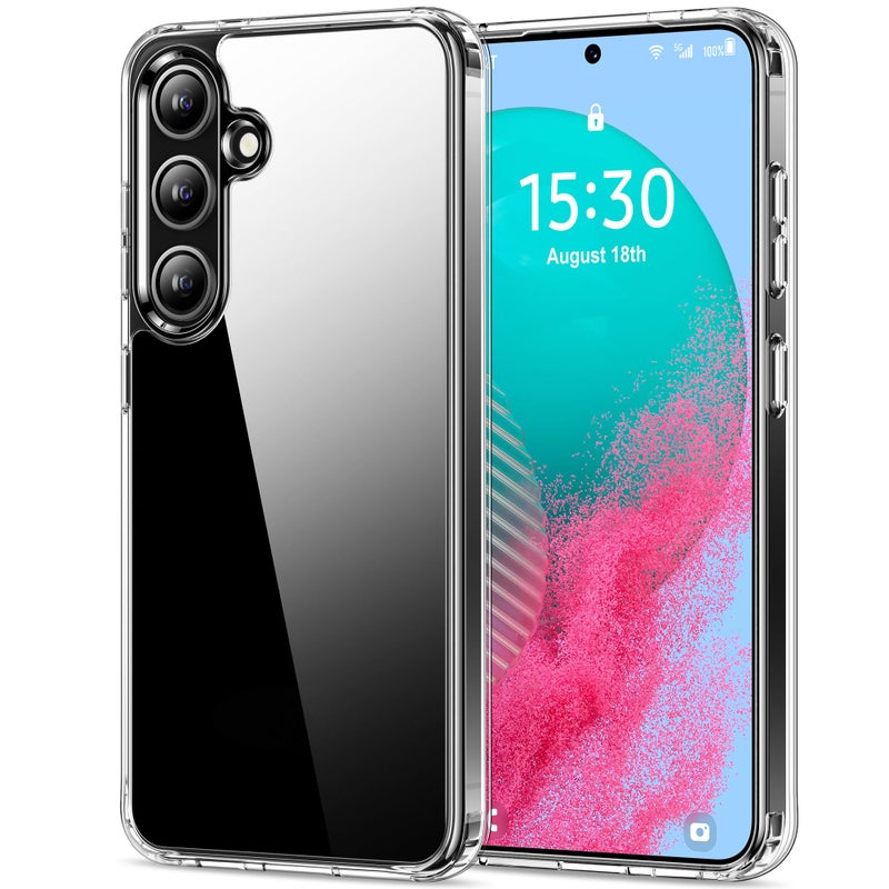 HOOMIL Case for Samsung Galaxy S24+ Plus 6.7-Inch, Non-Yellowing, Drop Protection, Anti-Scratch Transparent Hard Back Phone Cover - Crystal Clear - Image 1