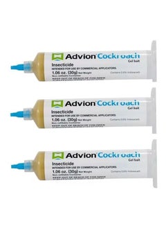 Cockroach 3 Sticks of Cockroach Killer Gel Bait 90g Incl (3 Tubes + 3 Plungers + 3 Tips)  - Image 1