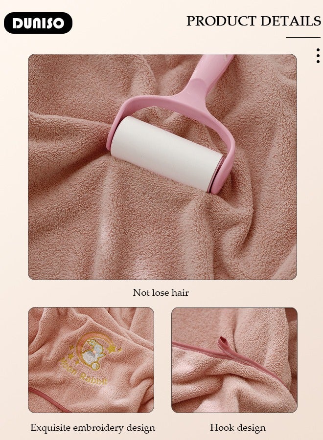 DUNISO Microfiber Bath Towel for Women, Soft Microfiber Absorbent Body Towels, Dirty Pink Multipurpose Quick  Drying Towel, Lightweight Bath Sheets for Women's, Use for Spa, Yoga, Fitness, Bathroom 70×140CM - Image 2