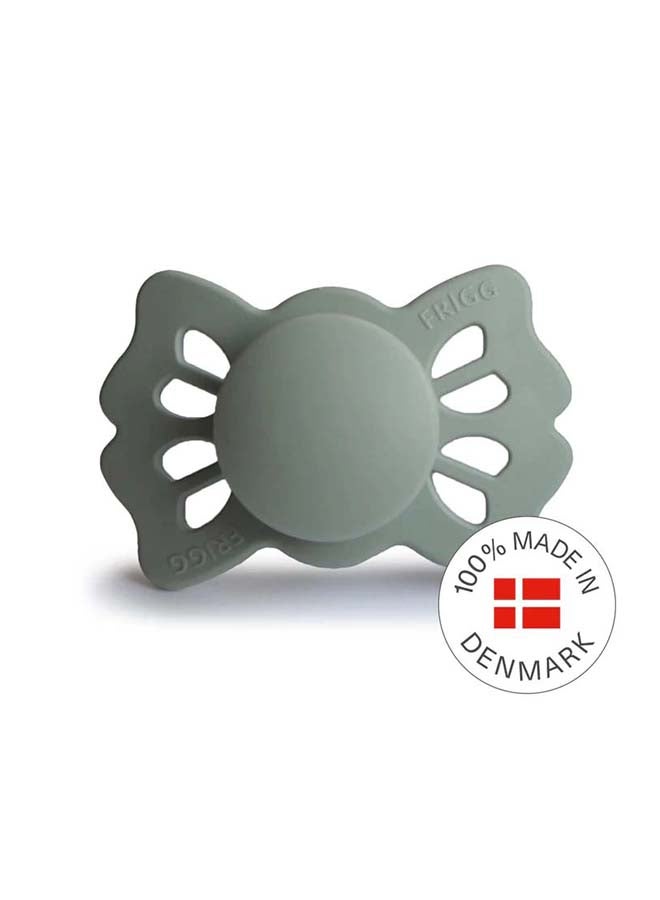FRIGG Lucky Symmetrical Silicone Baby Pacifier 0-6M 1-Pack Sage - Size 1