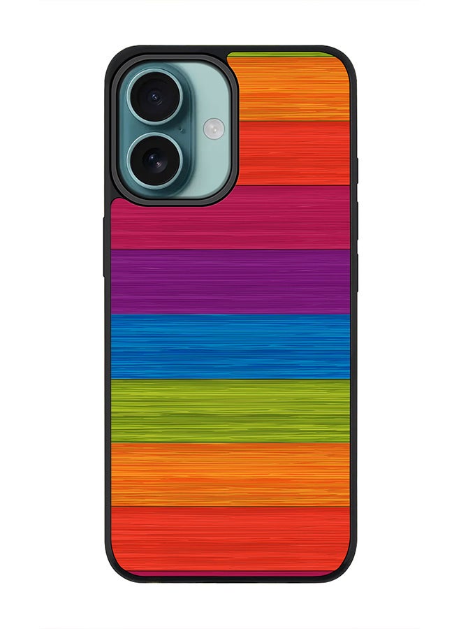 Stylizedd For iPhone 16 Case [Compatible with MagSafe] Slim Magnetic cover Phone Case iPhone 16 -Colorwood - Image 1