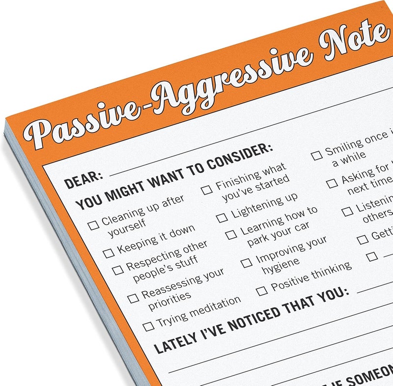 Knock Knock Passive Aggressive Nifty Note Pad , 4 x 5.25-inches - Image 3