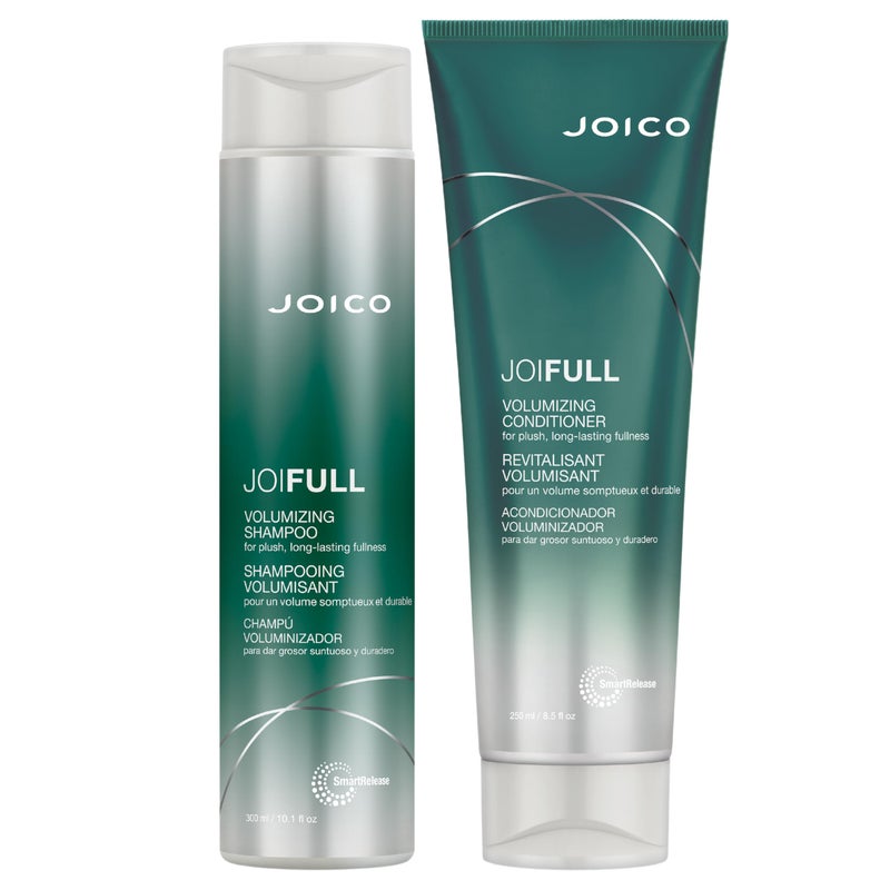 Joico JoiFULL Volumizing Shampoo  Conditioner Set  Plush  LongLasting Fullness  Boost Shine  For FineThin Hair