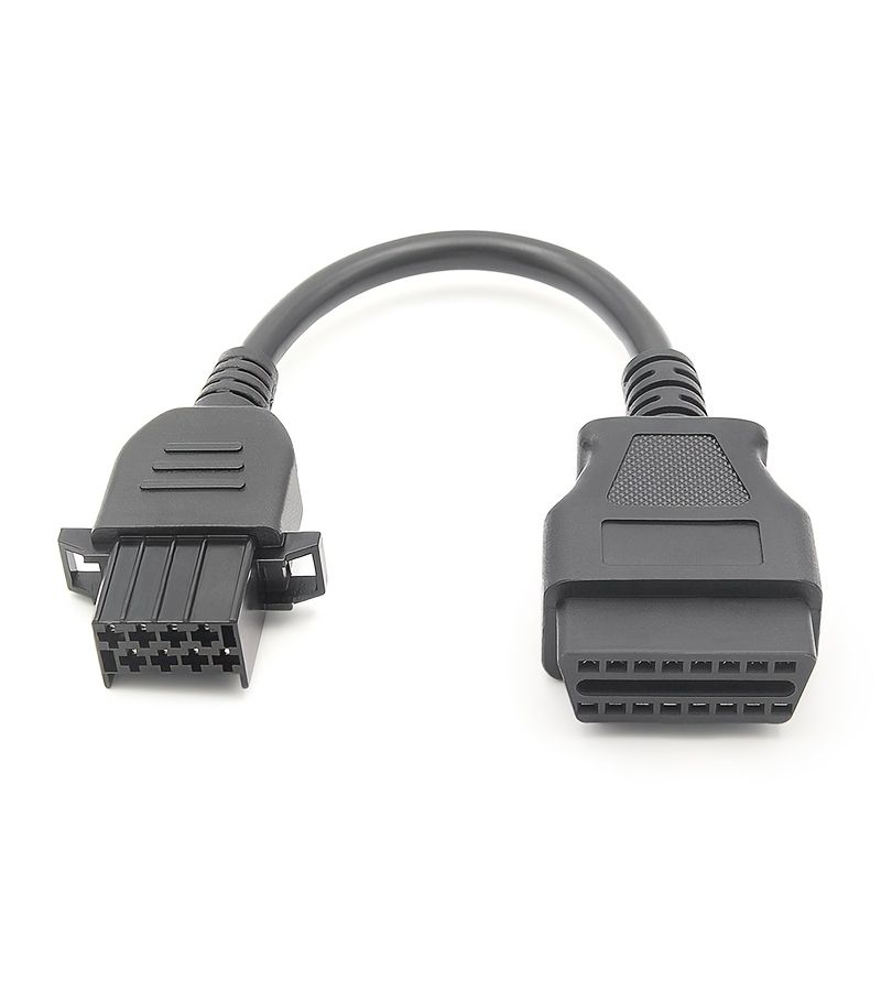 Black OBD 8 Pin to 16 Pin Diagnostic Adapter Cable for Volvo Trucks No Battery - Image 3