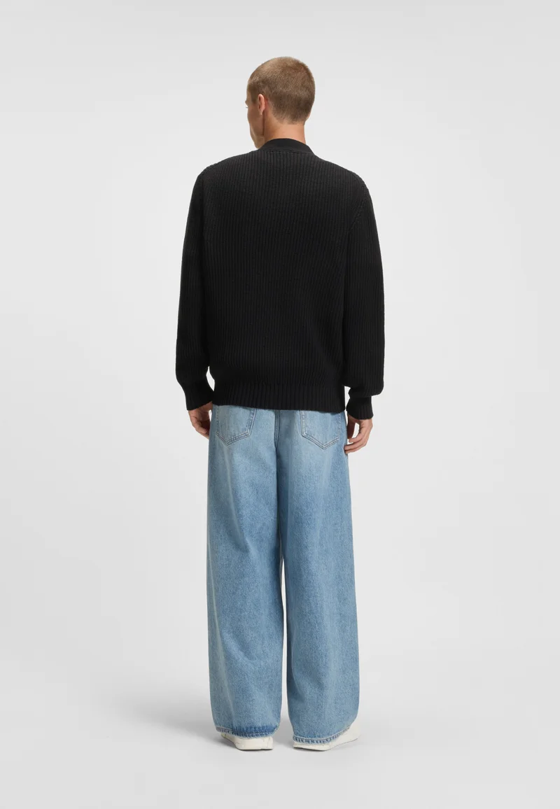 هوجو Relaxed-fit cardigan with ribbed structure