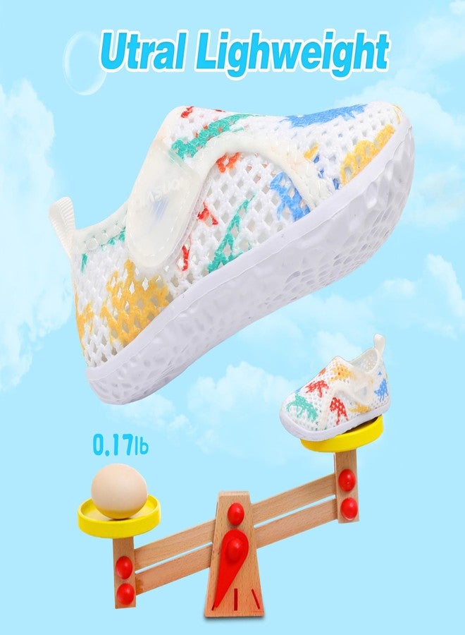 JIASUQI Baby Girls Boys Walking Water Shoes Beach Sandals for Outdoor Swimming River Dinosaur 12-18 Months - Image 4