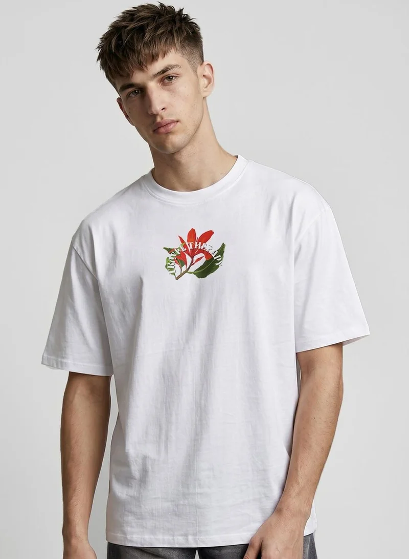 Dennis Lingo Men Black 100% Cotton Printed Regular Fit T-Shirt