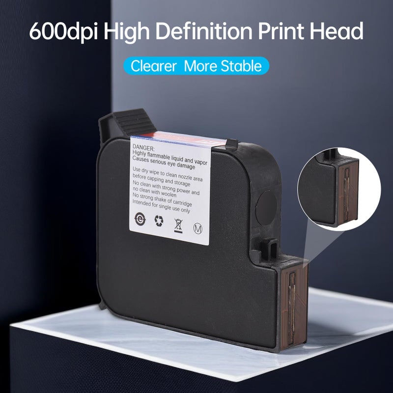 Green Ink Cartridge 45ml Large Capacity High Definition 5 Color Replacement For M20 T50 Handheld Inkjet Printer - Image 5
