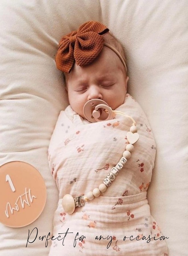 jollybows 30pcs Baby Girls Hair Bows Headband Nylon Hair Band Elastic Hair Accessories for Kids Infants Toddlers - Image 3