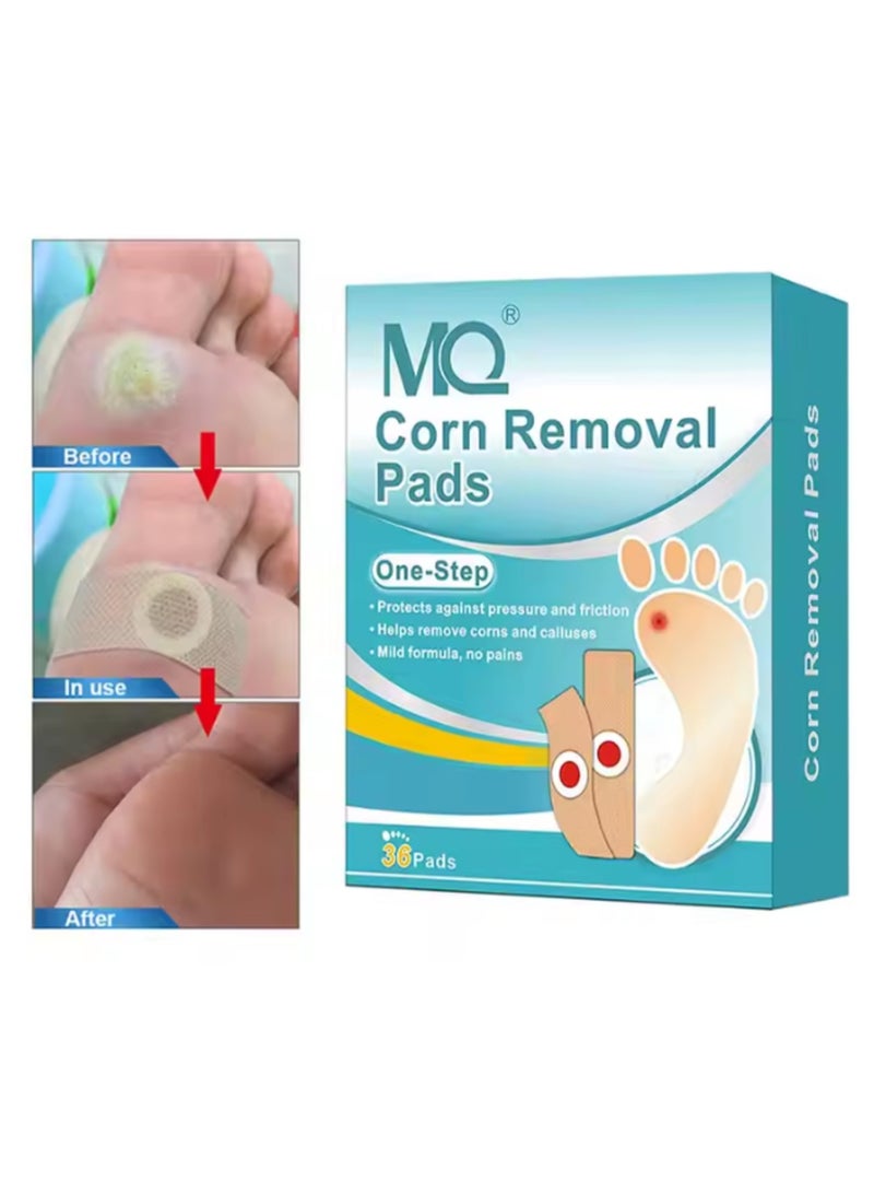 ام كيو ضمادات إزالة مسامير القدم، 36 ضمادة مسامير للقدمين - Image 4