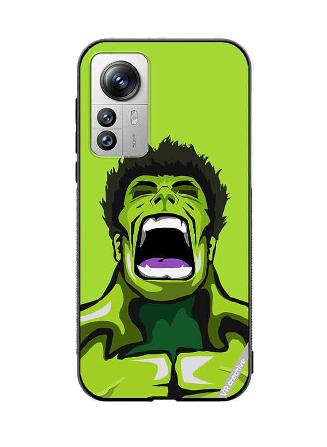 VR CREATIVE Protective Case Cover For Xiaomi 12 Pro Hulk Design Multicolour - Image 1