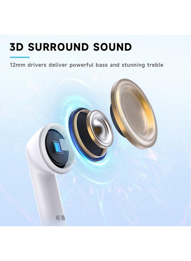 RYR Wireless Earbuds, Bluetooth 5.3 Headphones Bass Stereo, Ear Buds with Noise Cancelling Mic LED Display, 2.4GHz Gaming Earbuds, 36Hs Playtime for Meta Quest 3/2, PS5/4, Steam Deck, VR, Switch, PC - Image 4