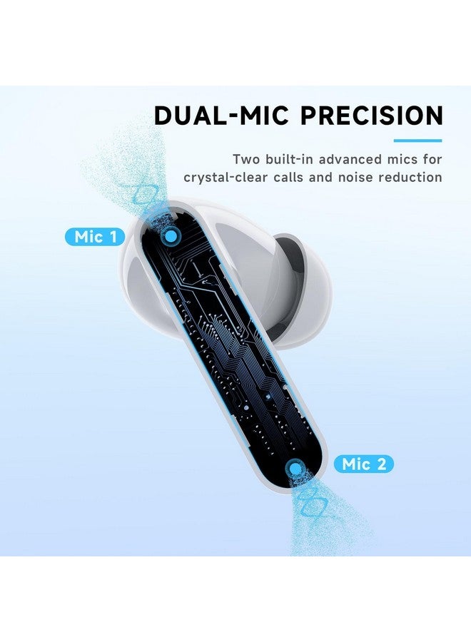 RYR Wireless Earbuds, Bluetooth 5.3 Headphones Bass Stereo, Ear Buds with Noise Cancelling Mic LED Display, 2.4GHz Gaming Earbuds, 36Hs Playtime for Meta Quest 3/2, PS5/4, Steam Deck, VR, Switch, PC - Image 5