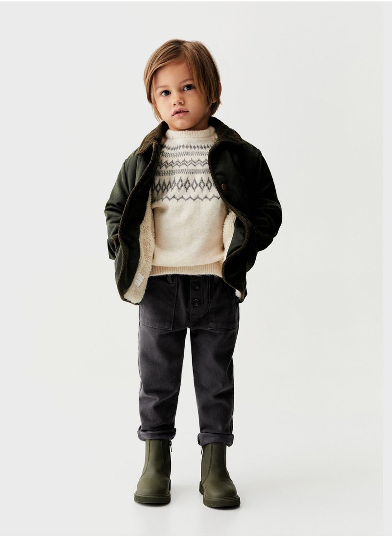 MANGO - Kids Essential Straight Fit Pants - Image 1