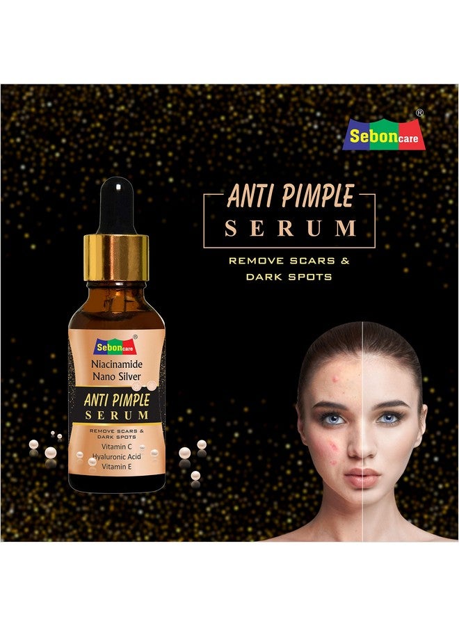SebonCare Niacinamide face serum for Acne and Pimple Control Enrich with Nano Silver, Vit- (A, E), Extract of Neem, Licorice sulfate - parabean free10 ml - Image 2