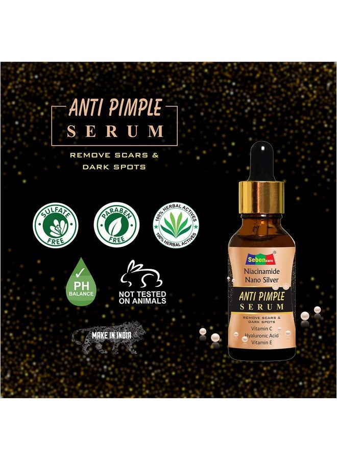 SebonCare Niacinamide face serum for Acne and Pimple Control Enrich with Nano Silver, Vit- (A, E), Extract of Neem, Licorice sulfate - parabean free10 ml - Image 5