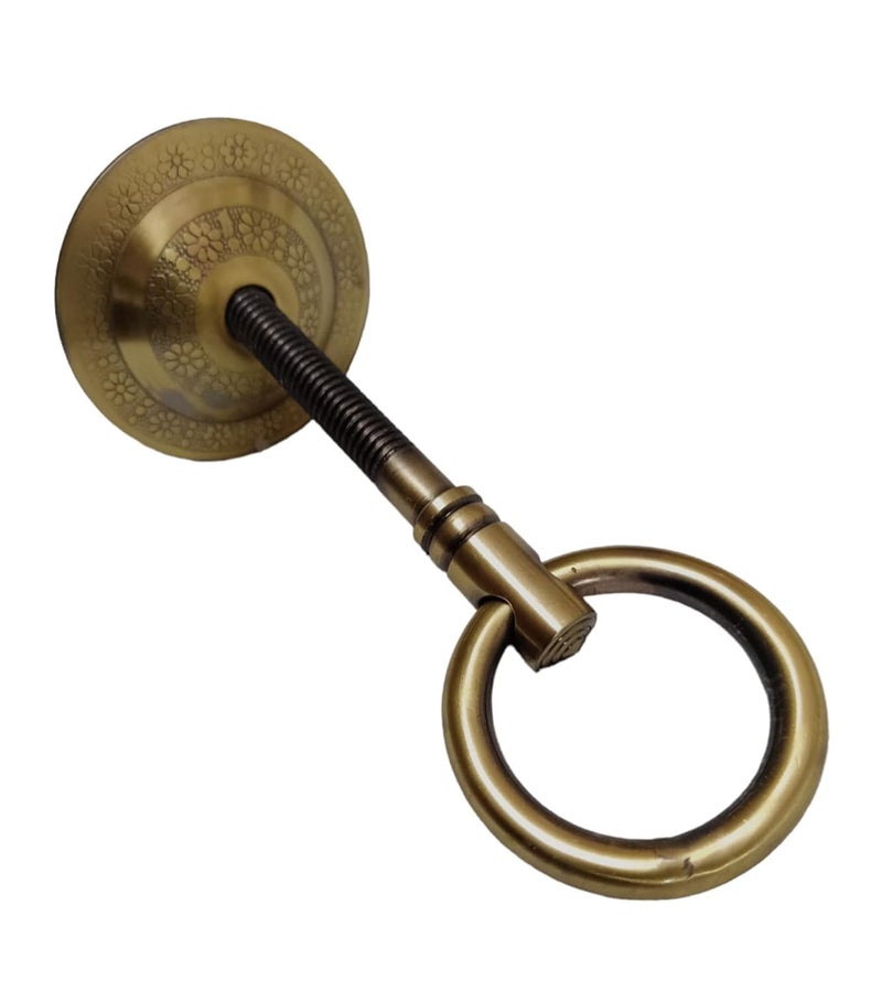 Kkriya Home Decor KRIYA HEAVY DUTY BOTTOM KADA WITH ANTIQUE BRASS FINISH SUPERIOR HIGRADE QUALITY LIFE TIME WARRENTY KADA PATIO SWING HAMMOCK Swing16MM Rod with Weight Capacity of 800KG Pack of 4PCS  - Image 5