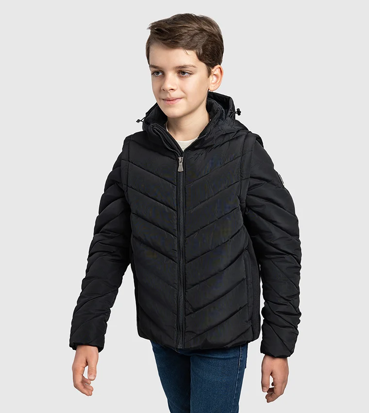 بيفرلي هيلز بولو كلوب سترة مبطنة بغطاء رأس