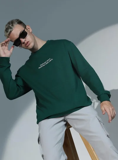 Hubberholme Men's Forest Green T-shirts - Classic Fit and Stylish Color