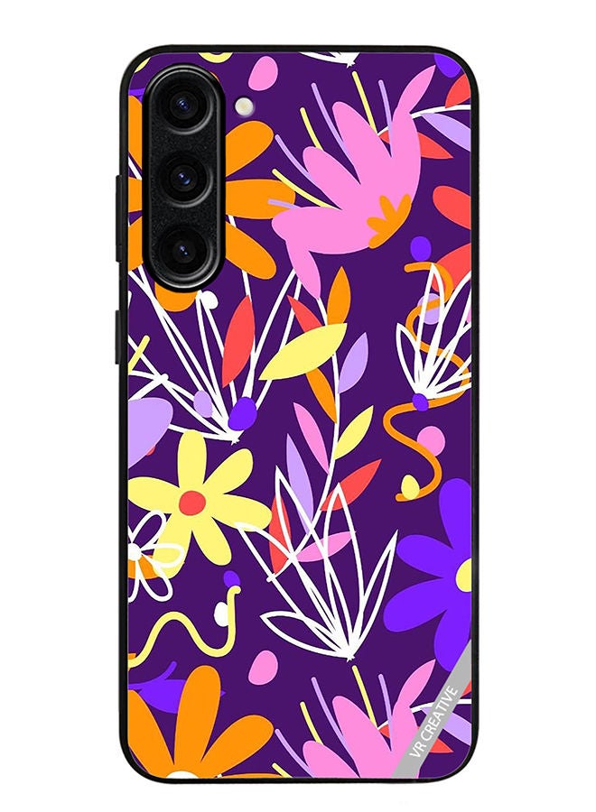 VR CREATIVE Protective Case Cover For Samsung Galaxy S23 Organic Patterns Collection Design Multicolour - Image 1