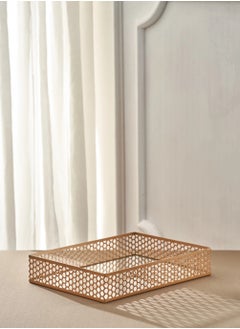 Generic Bee Gold Rectangular Tray 