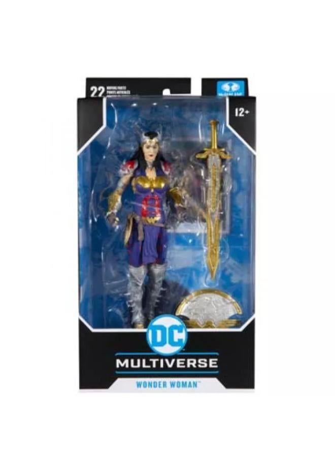 DC MULTIVERSE - مجسم شخصية المرأة المعجزة (مصمم بواسطة TODD MCFARLANE) من MCFARLANE TOYS