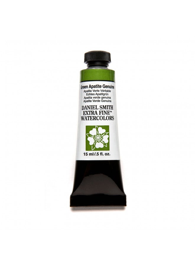 DANIEL SMITH 284600197 Extra Fine Watercolor 15ml Paint Tube, Green Apatite Genuine, 0.5 Fl Oz (Pack of 1) - Image 3