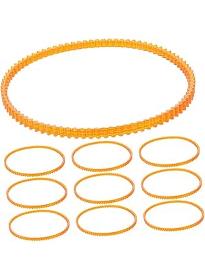 10pcs Orange Sewing Machine Replacement Belts Polyurethane Treadle Motor Belt Supplies - Image 1