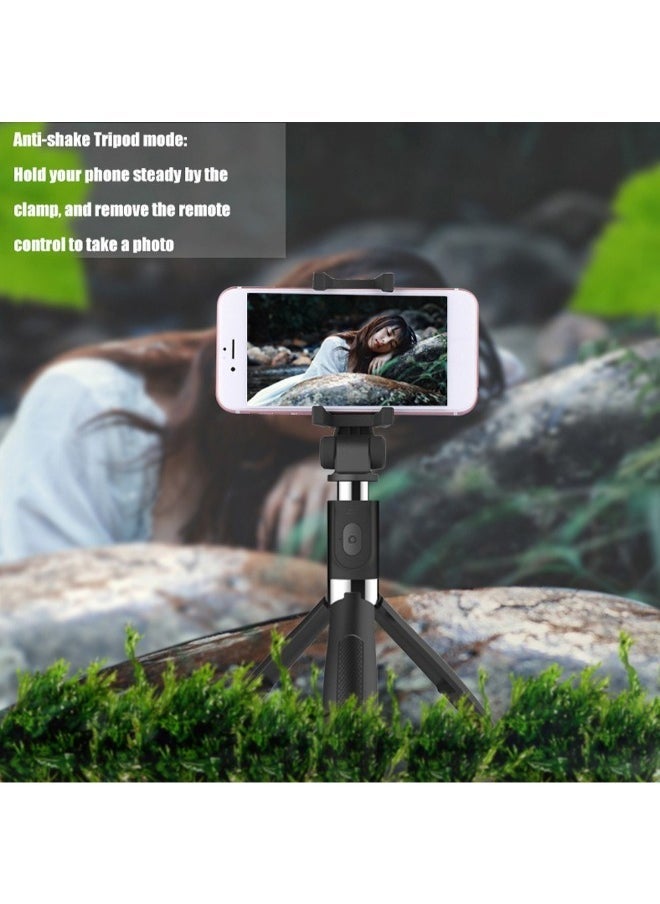 ELTRAZONE Foldable Handheld Monopod Shutter Remote Extendable Mini Tripod - Image 2