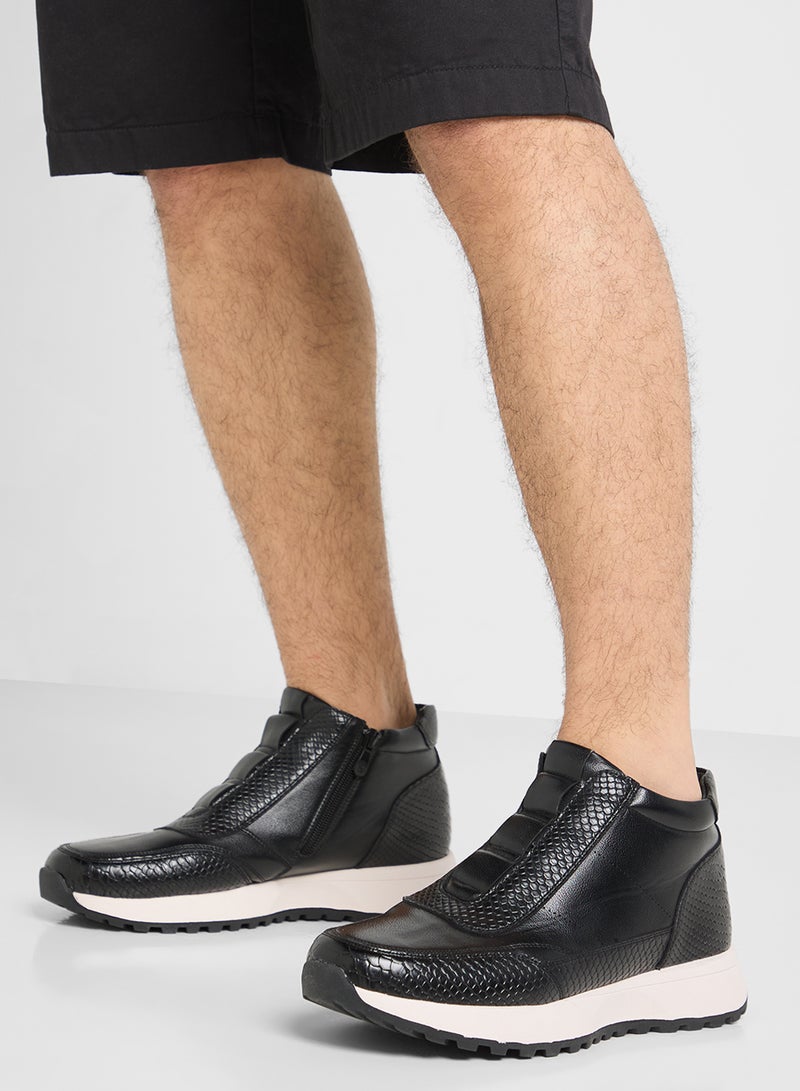 Robert Wood Smart Casual High Top Sneakers  - Image 5