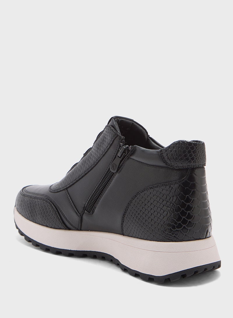 Robert Wood Smart Casual High Top Sneakers  - Image 3