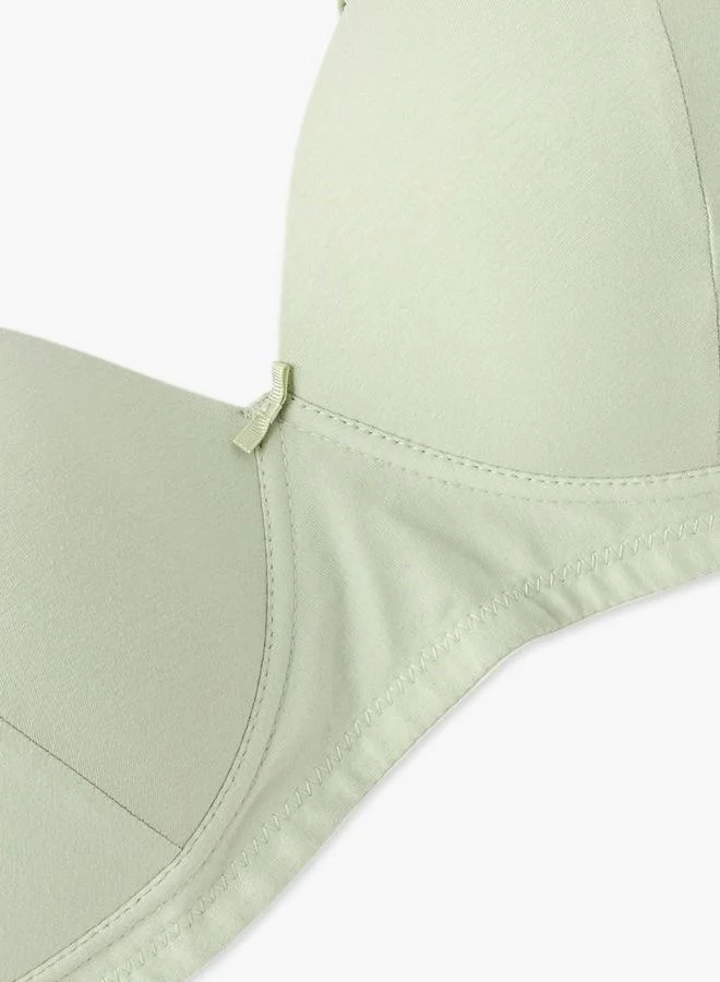 سبلاش فيڤ Non-Wired Bra with Hook and Eye Closure