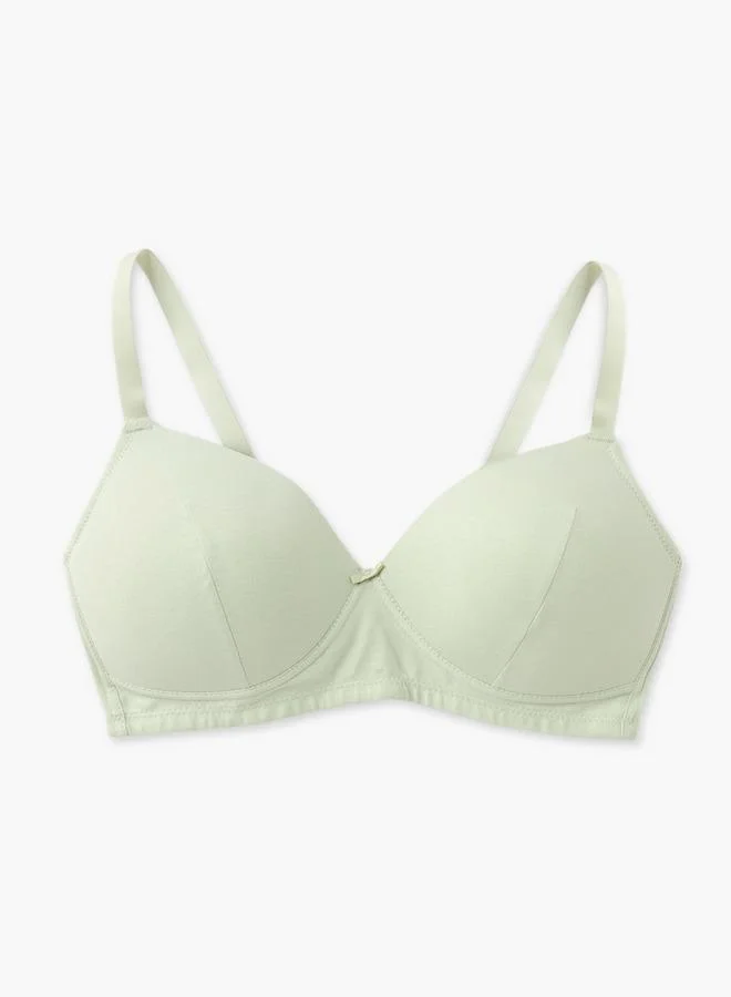سبلاش فيڤ Non-Wired Bra with Hook and Eye Closure