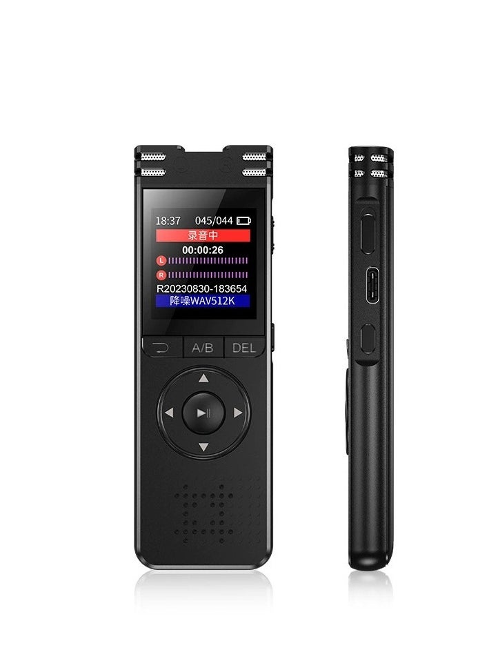 Generic Voice recorder mic with Playback Function,32GB Digital Voice Recorder Audio Recording Device,Voice Activated Recorder with Noise Reduction Functionn,A-B Repeat,Mp3 Player for Lectures Meeting/Classe  - Image 1