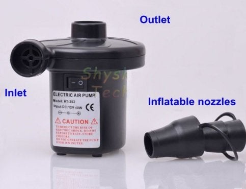 Stermay AC Electric Vacuum Air Pump (Black) - Image 3