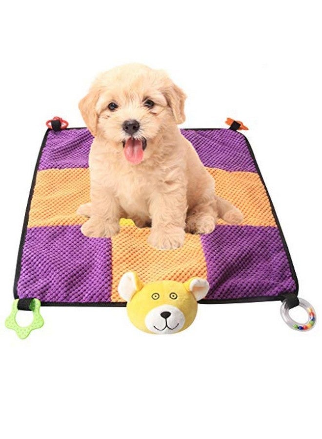 IFOYO Puppy Toy Mat, Puppy Chew Toys with Teething Ropes, Durable Dog Sleeping Pad, Interactive Toy for Small Medium Dogs Cats - Image 1