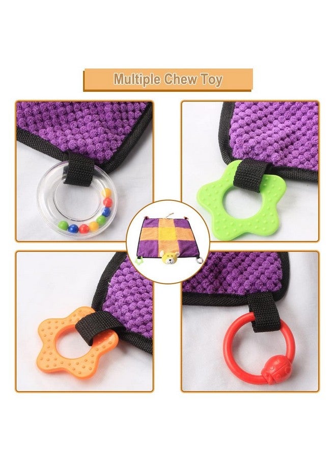IFOYO Puppy Toy Mat, Puppy Chew Toys with Teething Ropes, Durable Dog Sleeping Pad, Interactive Toy for Small Medium Dogs Cats - Image 4