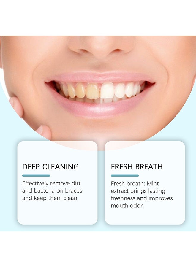 أورالحوي Aligners Clean Aligner  Retainer Cleaner / رغوة تقويم الأسنان ، منظف التجنيب الشفاف ، بخاخ تنظيف التجنيب ، منظف التجنيب ، منظف واقيات الفم ، رغوة تبييض التجنيب ، منظف التقويم ، 60 مل - Image 4