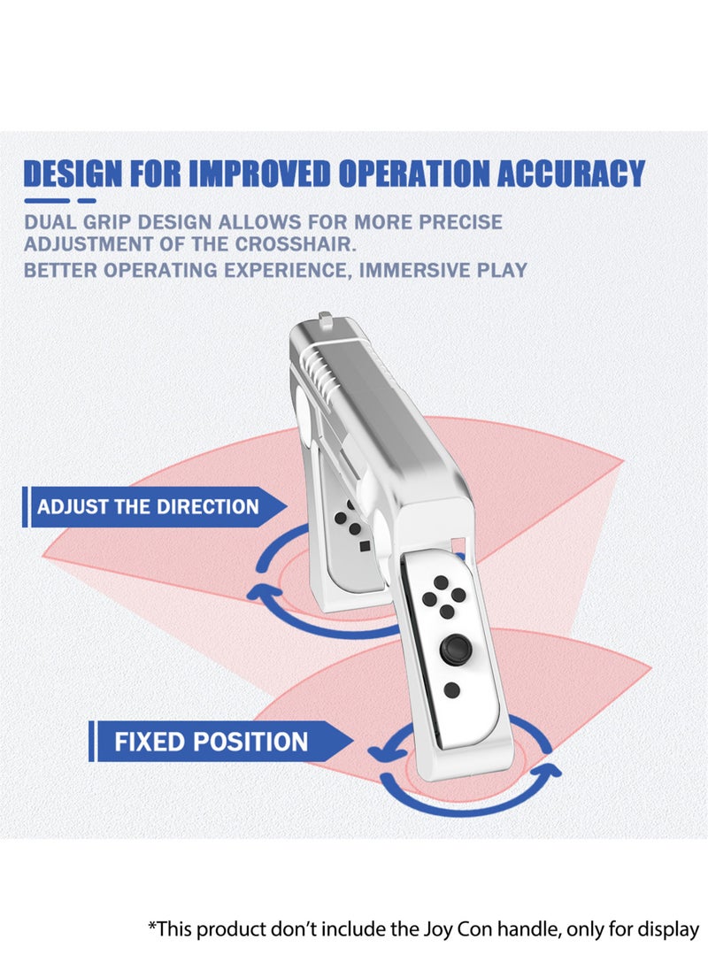 Game Gun Grip Cover for Nintendo Switch and Switch OLED Joy Con Controller Grip