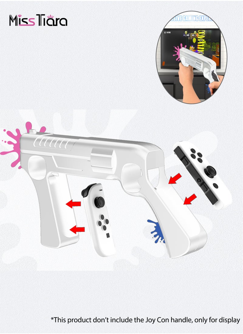 MissTiara Game Gun Grip Cover for Nintendo Switch and Switch OLED Joy Con Controller Grip  - Image 1