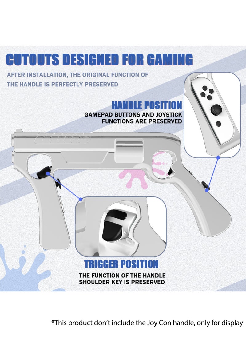 MissTiara Game Gun Grip Cover for Nintendo Switch and Switch OLED Joy Con Controller Grip  - Image 3
