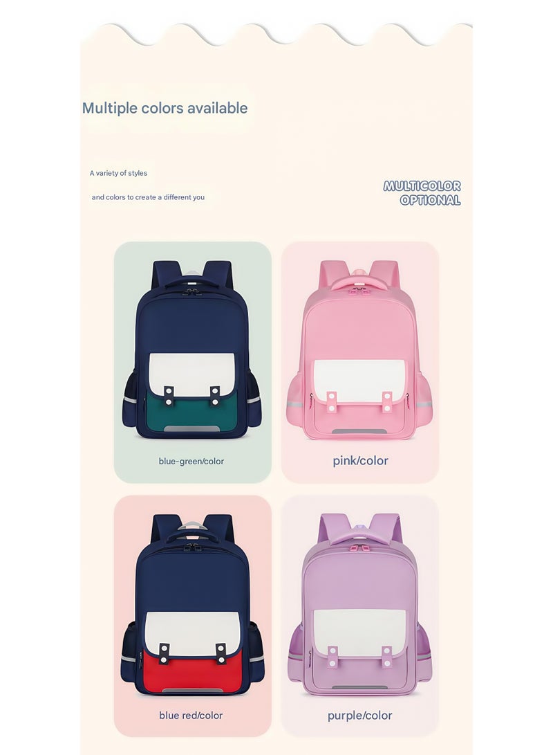 Skycare Lightweight Primary School Backpack with Front Zip Pocket, Mesh Side Pockets, for Grades 3-6 - Image 5