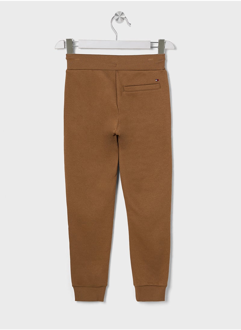 TOMMY HILFIGER Youth Monotype 1985 Label Logo Sweatpants  - Image 2
