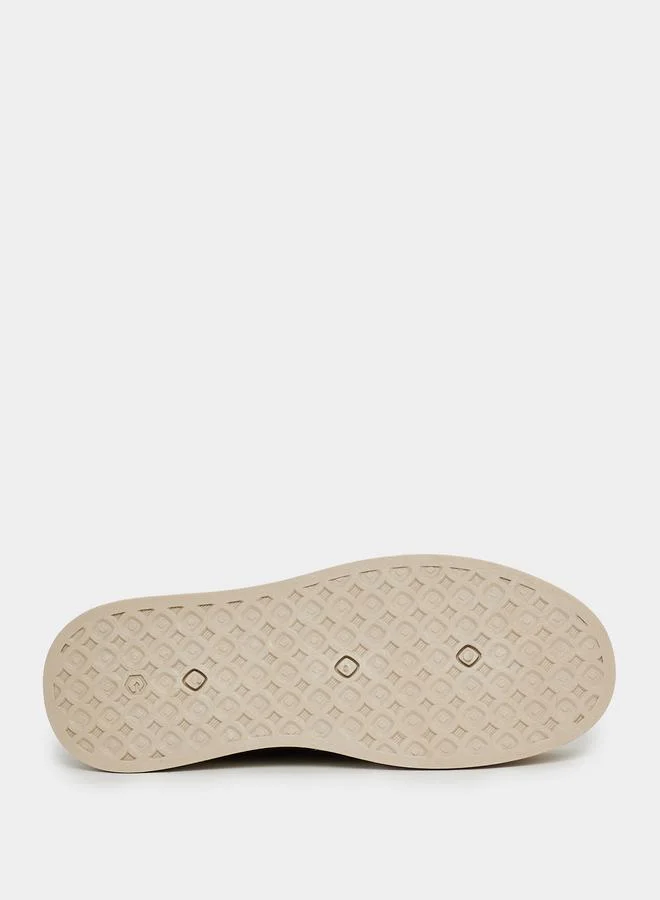 Styli Canvas Look Skateboard Platform Sole Sneakers