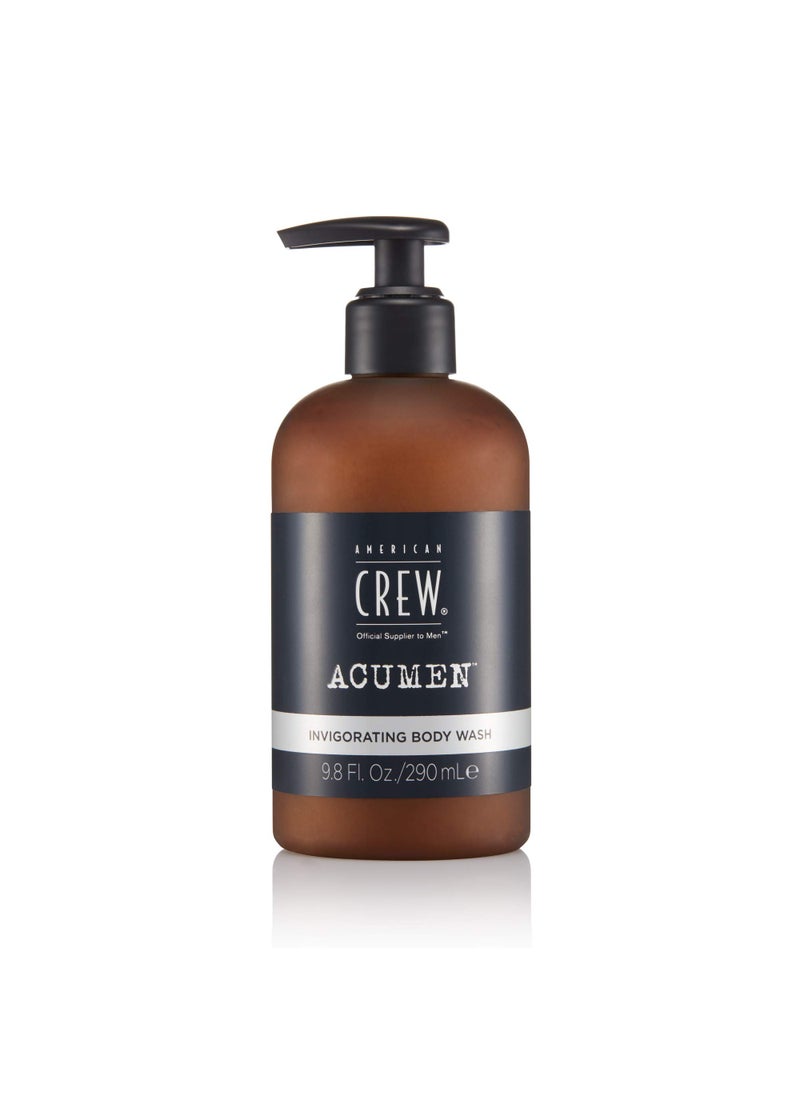 AMERICAN CREW - American Crew Men's Body Wash, Acumen with Cranberry Extract, Gently Cleanses Skin, 9.8 Fl Oz - Image 1
