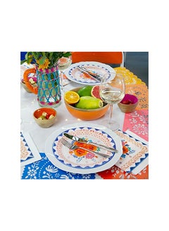 Tables Pack Of 12 Blue And Orange Pretty Floral Paper Plates - Recyclable Disposable Tableware For Boho Party Supplies, Encanto Mexican Fiesta, Summer Birthday - pzsku/Z8440DB49E5B2C3599E64Z/45/_/1691728724/5bbbf8f5-e2e7-407f-86e3-eca0b413e56b